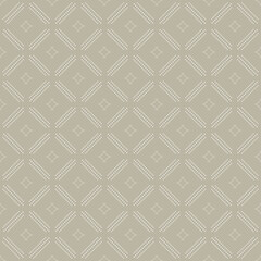 Fototapeta premium Geometric dotted white pattern. Seamless abstract white modern texture for wallpapers and backgrounds