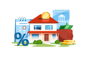 Mortgage house, credit for housing finance