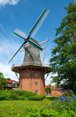 Papenburg (Emsland) Innenstadt Windm&uuml;hle
