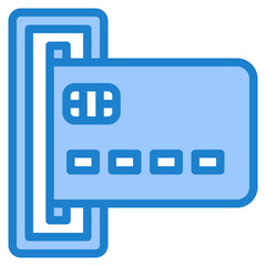 atm blue style icon