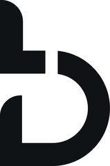 B L letter logo design