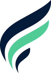 Leaf  and letter E logo design 