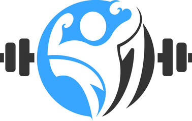 Yoga, Gym, Power logo design