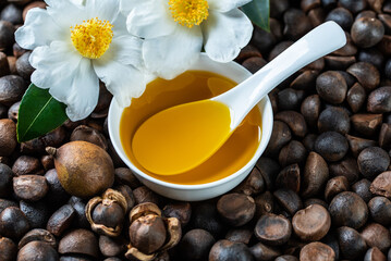 Pressed vegetable oil golden tea seed oil