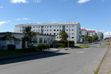 Neubausiedlung am Kaplaskjolsvegur im Westen Reykjaviks