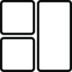 Grid View Line Icon