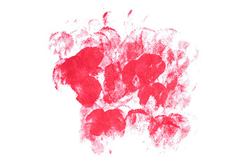 abstract acrylic watercolor paint brush stroke texture isolated on white background for logo and banner. design, creative, and illustration.