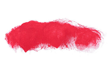 abstract acrylic watercolor paint brush stroke texture isolated on white background for logo and banner. design, creative, and illustration.