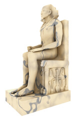 Statue aus dem alten Ägypten, Freisteller
