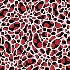 Skin of the alien animal. Spotted texture. Seamless pattern background