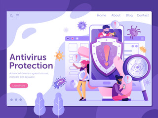 Mobile Virus Protection and Cyber Security Banner
