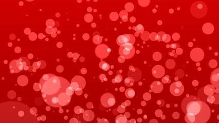 abstract bokeh background, red particles