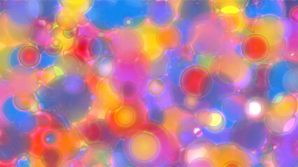 Fototapeta na wymiar Spots Bokeh Color Abstract Background