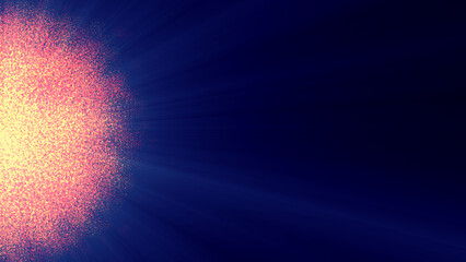 Abstract particles sun solar flare particles