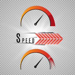 Internet speed. logo speed symbol.
