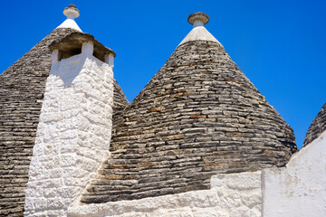 Fototapeta na wymiar Alberobello and its famous trulli