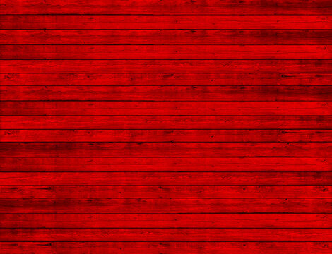 Background red wooden planks board texture.