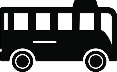 Bus Glyph Icon