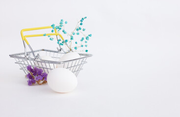 eggs in basket easter Holliday online shopping 