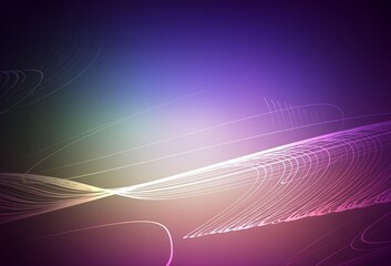 Dark Pink, Green vector abstract blurred background.