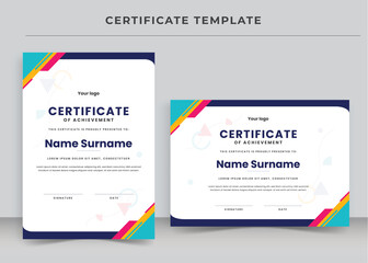 Certificate of Appreciation template, Certificate of achievement, awards diploma