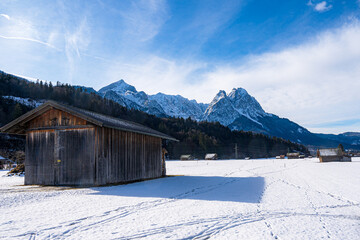 Impressionen vom Winter in den bayerischen Alpen