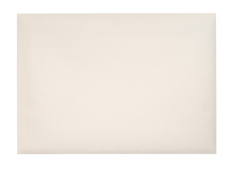 White envelope C4 isolated background. top view