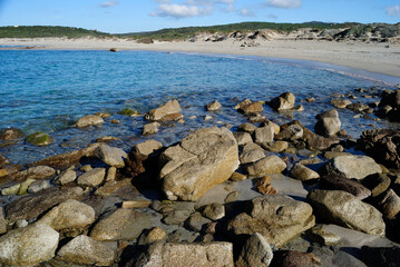 Veduta della spiaggia di Rena Maiori