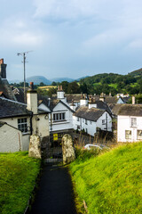 Hawkshead Village, Cumbria, UK.