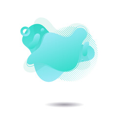 Vector colorful light blue background. Abstract design