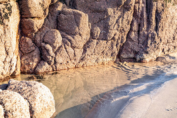 The beautiful stones at Cloughglass bay and beach by Burtonport in County Donegal - Ireland
