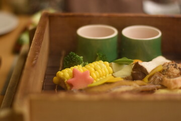 懐石料理和食温野菜