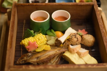 懐石料理和食温野菜