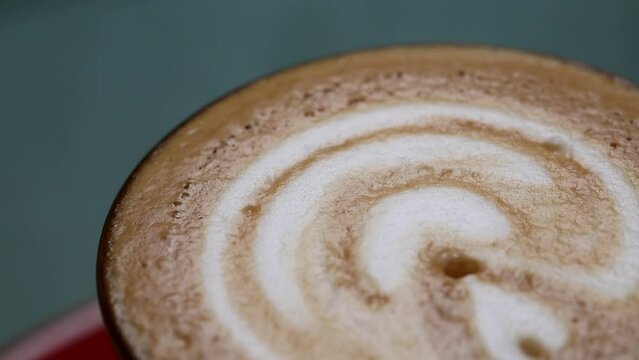 Cortado close up