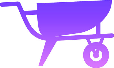 Cement Trolley Glyph Gradient