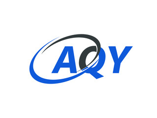AQY letter creative modern elegant swoosh logo design