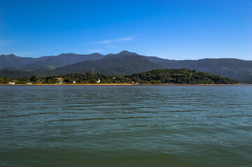 Sea, mountains and ancient architecture in Brazil