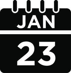 01-Jan - 23 Glyph Icon