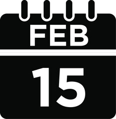 02-Feb - 15 Glyph Icon