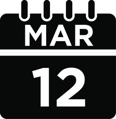 03-Mar - 12 Glyph Icon