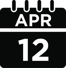04-Apr - 12 Glyph Icon