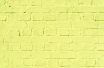 Texture of the yellow brick wall