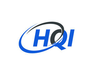 GQI letter creative modern elegant swoosh logo design