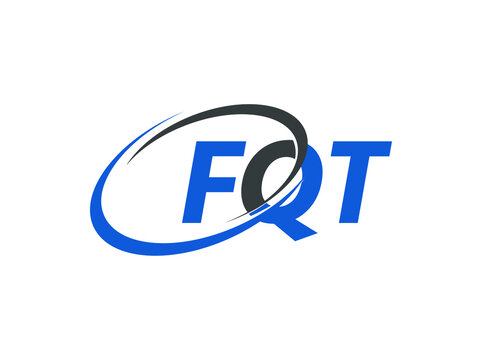 FQT letter creative modern elegant swoosh logo design