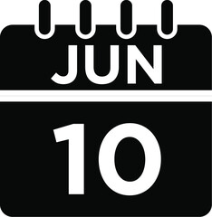 06-Jun - 10 Glyph Icon