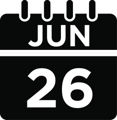 06-Jun - 26 Glyph Icon