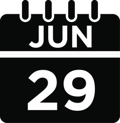 06-Jun - 29 Glyph Icon