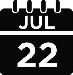 07-Jul - 22 Glyph Icon