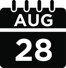 08-Aug - 28 Glyph Icon