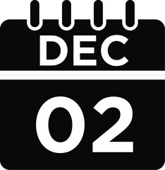 12- Dec - 02 Glyph Icon